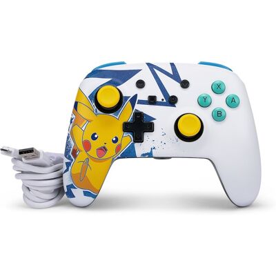 Ariete X-treme Enhanced Wireless Controller Pikachu High Voltage Bianco Ariete X-treme Enhanced Wireless Controller Pikachu High Voltage Bianco