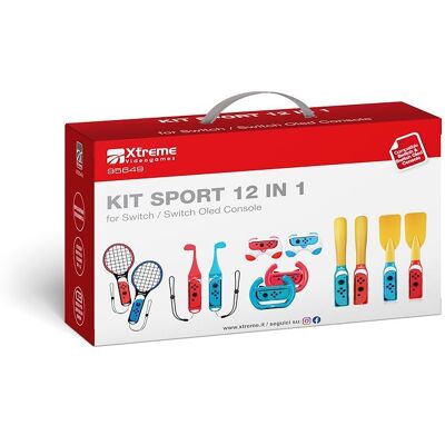 Ariete X-treme KIT SPORT 12in1 95649 rosso blu Nintendo Switch Ariete X-treme KIT SPORT 12in1 95649 rosso blu Nintendo Switch