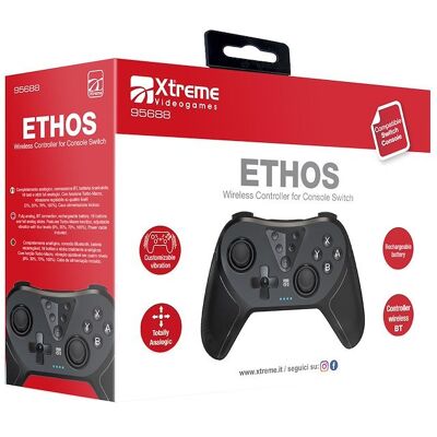 Ariete X-treme Joypad ETHOS switch wireless BT 95688 nero Ariete X-treme Joypad ETHOS switch wireless BT 95688 nero