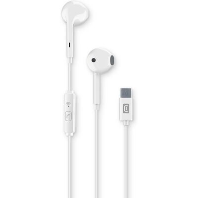 Cellular Line Auricolari con filo Aucapsuletypecw Bianco Cellular Line Auricolari con filo Aucapsuletypecw Bianco