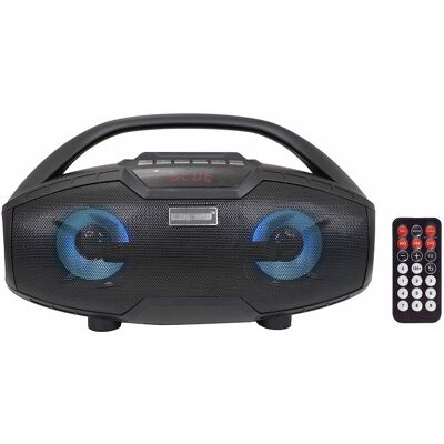 Altoparlante Bluetooth HQ Power FluidE Bazooka XI - con luci RGB e radio FM Altoparlante Bluetooth HQ Power FluidE Bazooka XI - con luci RGB e radio FM