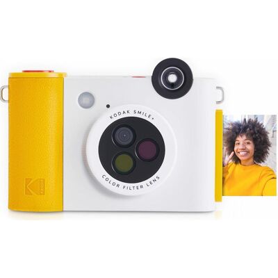 Kodak Fotocamera Istantanea Smile + Bianca Kodak Fotocamera Istantanea Smile + Bianca