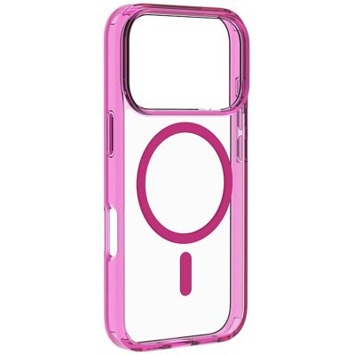 Cellular Line Custodia iPhone 17 Pro Iconic Magsafe Trasparente/Rosa Cellular Line Custodia iPhone 17 Pro Iconic Magsafe Trasparente/Rosa