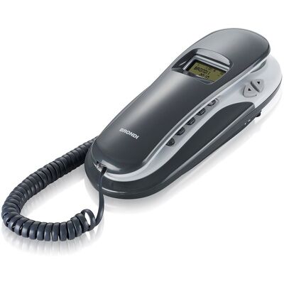 Brondi Telefono fisso Kenoby Cid grigio-bianco Brondi Telefono fisso Kenoby Cid grigio-bianco