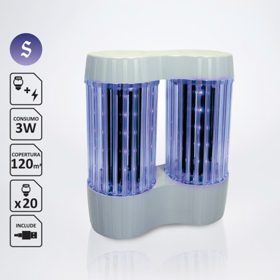 SANDOKAN Elettroinsetticida LED BiZAN Italy I7345 SANDOKAN Elettroinsetticida LED BiZAN Italy I7345