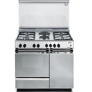 DeLonghi Cucina a Gas 4 Fuochi+ 2 Piastre e Forno Elettrico Sex 8542 N Edm Inox DeLonghi Cucina a Gas 4 Fuochi+ 2 Piastre e Forno Elettrico Sex 8542 N Edm Inox
