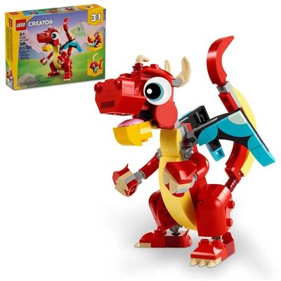 Lego CREATOR Drago rosso 3 in 1 31145 Lego CREATOR Drago rosso 3 in 1 31145