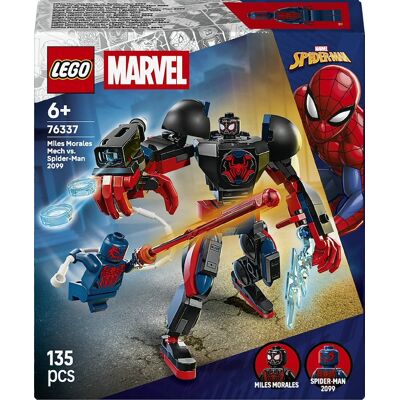 Lego Mech di Miles Morales vs. Spider-Man 2099 76337 Lego Mech di Miles Morales vs. Spider-Man 2099 76337