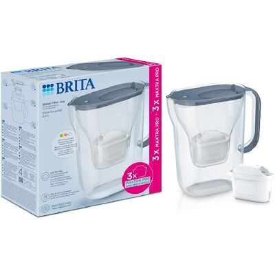 Brita Caraffa filtrante Style Essential +3 Filtri Brita Caraffa filtrante Style Essential +3 Filtri