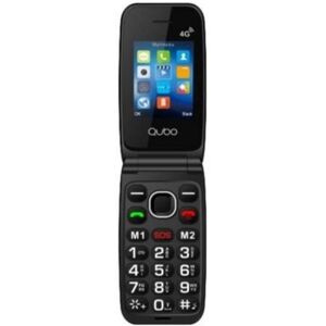 qubo Telefono NEO2 NW BK 4G nero Dual SIM 2,4" SOS base di ricarica qubo Telefono NEO2 NW BK 4G nero Dual SIM 2,4" SOS base di ricarica