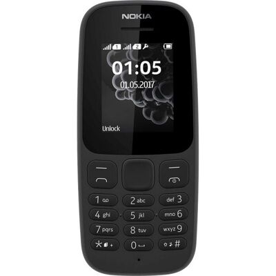 Nokia 105 (2019) Dual Sim Nero sbloccato Nokia 105 (2019) Dual Sim Nero sbloccato