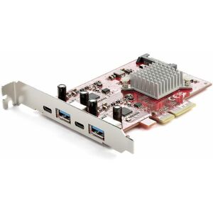 Startech Scheda PCIe 4 Porte USB 3.2 Gen 2 10Gbps 2x USB-C e 2x USB-A Startech Scheda PCIe 4 Porte USB 3.2 Gen 2 10Gbps 2x USB-C e 2x USB-A