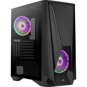 Aerocool Visiera in vetro temperato USB 3.1 RGB Nera Aerocool Visiera in vetro temperato USB 3.1 RGB Nera