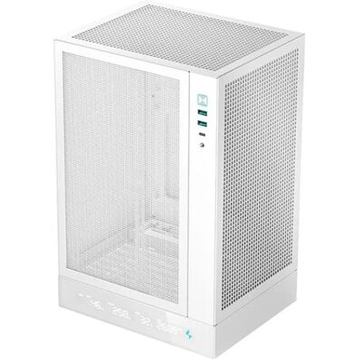 deepcool Case per PC CH510 bianco Mini-ATX con display LED USB tipo C ABS/SPCC deepcool Case per PC CH510 bianco Mini-ATX con display LED USB tipo C ABS/SPCC