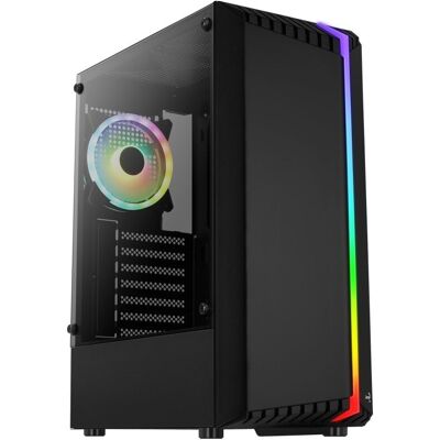 Aerocool Bionic V2 RGB Vetro temperato USB 3.0 Nero Aerocool Bionic V2 RGB Vetro temperato USB 3.0 Nero