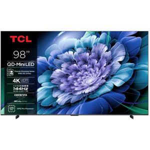 TV TCL QD Mini LED 98C69K 98" 4K UltraHD 144Hz Smart TV Google TV Dolby Vision IQ HDR10+ TV TCL QD Mini LED 98C69K 98" 4K UltraHD 144Hz Smart TV Google TV Dolby Vision IQ HDR10+