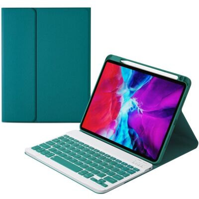 Custodia tastiera Bluetooth Ykcloud HK-109 - iPad Air4 10.9 / iPad Pro 11 - Inglese, Verde Custodia tastiera Bluetooth Ykcloud HK-109 - iPad Air4 10.9 / iPad Pro 11 - Inglese, Verde