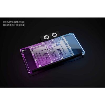 Alphacool Refrigerazione Liquida WAK Core RX 9070 XT Nitro+ Acrilico 4x G1/4 ARGB Alphacool Refrigerazione Liquida WAK Core RX 9070 XT Nitro+ Acrilico 4x G1/4 ARGB