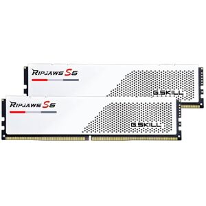 g-skill Memoria RAM G.Skill Ripjaws F5-6000J3040G32GX2-RS5W 64GB 2x32GB DDR5 6000MHz CL30 Intel XMP Dissipatore Bianco g-skill Memoria RAM G.Skill Ripjaws F5-6000J3040G32GX2-RS5W 64GB 2x32GB DDR5 6000MHz CL30 Intel XMP Dissipatore Bianco