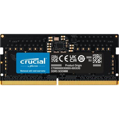 Crucial Memoria RAM 8 GB DDR5 5600 MHz SO-DIMM Crucial Memoria RAM 8 GB DDR5 5600 MHz SO-DIMM