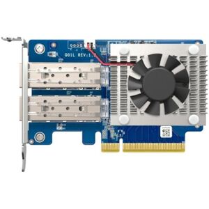 QNAP Scheda di Rete QXG-10G2SF-NXE PCI Express SFP+ 10GbE Dual Port Fibra Interna QNAP Scheda di Rete QXG-10G2SF-NXE PCI Express SFP+ 10GbE Dual Port Fibra Interna