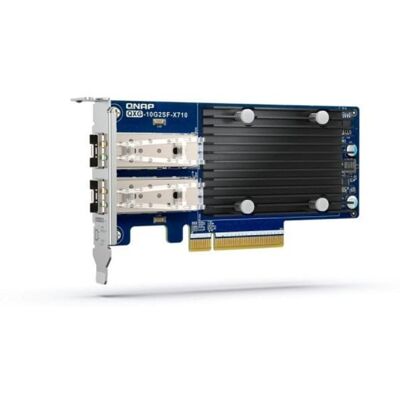 QNAP Scheda Rete QXG-10G2SF-X710 Interna Alámbrico PCI Express 2 Porte SFP+ QNAP Scheda Rete QXG-10G2SF-X710 Interna Alámbrico PCI Express 2 Porte SFP+