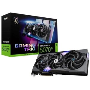 MSI Scheda Grafica GeForce RTX 5070 Ti GAMING TRIO OC 16GB GDDR7 Reflex 2 RTX AI DLSS4 MSI Scheda Grafica GeForce RTX 5070 Ti GAMING TRIO OC 16GB GDDR7 Reflex 2 RTX AI DLSS4