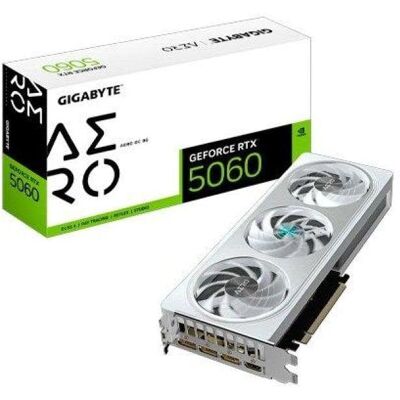 Gigabyte Scheda Grafica RTX 5060 8GB GDDR7 AERO OC Reflex 2 RTX AI DLSS4 Gigabyte Scheda Grafica RTX 5060 8GB GDDR7 AERO OC Reflex 2 RTX AI DLSS4