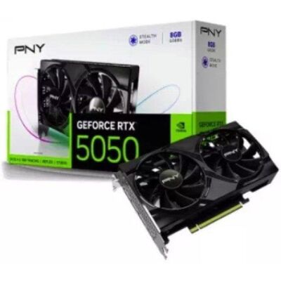 PNY Scheda Grafica GeForce RTX 5050 8GB GDDR6 Reflex 2 RTX AI DLSS4 PNY Scheda Grafica GeForce RTX 5050 8GB GDDR6 Reflex 2 RTX AI DLSS4
