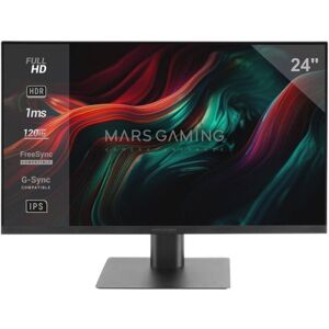 mars-gaming Mars Gaming Mv-24 Monitor 24" Ips Fhd 120hz HDr10 1ms Freesync e G-sync Altoparlanti Integrati Nero mars-gaming Mars Gaming Mv-24 Monitor 24" Ips Fhd 120hz HDr10 1ms Freesync e G-sync Altoparlanti Integrati Nero