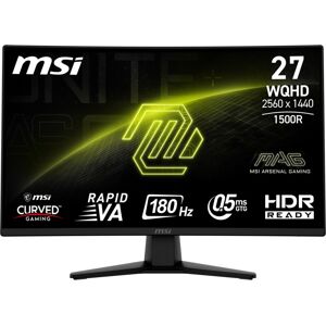 MSI MAG 274CQF 27" LED Rapid VA QHD 180Hz Curvo MSI MAG 274CQF 27" LED Rapid VA QHD 180Hz Curvo