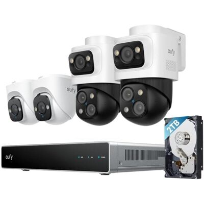 Sistema di Sicurezza Eufy NVR S4 Bullet - Telecamera IP 4K Interni & Esterni Sistema di Sicurezza Eufy NVR S4 Bullet - Telecamera IP 4K Interni & Esterni