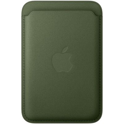 Apple Portafoglio in tessuto intrecciato fine MagSafe Verde per iPhone Apple Portafoglio in tessuto intrecciato fine MagSafe Verde per iPhone