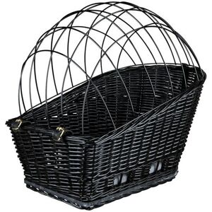 TRIXIE Cesto per cani da bicicletta 35 x 49 x 55 cm nero TRIXIE Cesto per cani da bicicletta 35 x 49 x 55 cm nero
