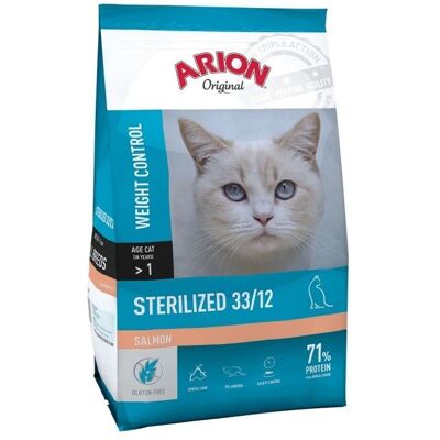 Arion Salmone Cibo per Gatti Sterilizzati - 7,5kg Arion Salmone Cibo per Gatti Sterilizzati - 7,5kg