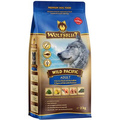 WOLFSBLUT Wild Pacific Adult per cani con pesce e patate 12,5 kg WOLFSBLUT Wild Pacific Adult per cani con pesce e patate 12,5 kg