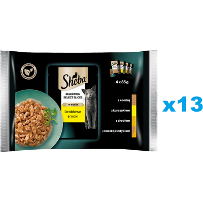 SHEBA Selection Modello Anatra Pollo Pollame Tacchino - Cibo per Gatti SHEBA Selection Modello Anatra Pollo Pollame Tacchino - Cibo per Gatti