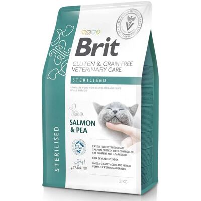 BRIT Grain Free Veterinary Care Cat Sterilised Salmon Pea 5 kg BRIT Grain Free Veterinary Care Cat Sterilised Salmon Pea 5 kg