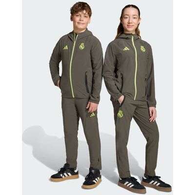 Adidas Pantaloni Tiro25 Competition Vis Tech Travel Real Madrid 13-14A Utility Grey / Semi Frozen Yellow Adidas Pantaloni Tiro25 Competition Vis Tech Travel Real Madrid 13-14A Utility Grey / Semi Frozen Yellow