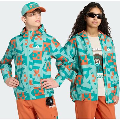 Adidas Giacca impermeabile Minecraft Terrex 2 Layer CLIMAPROOF 13-14A St Fade Ocean / Equipment Green / Fox Orange Adidas Giacca impermeabile Minecraft Terrex 2 Layer CLIMAPROOF 13-14A St Fade Ocean / Equipment Green / Fox Orange