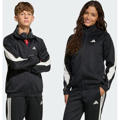 Adidas GIACCA DA ALLENAMENTO STADIUM 9-10A Black / Off White Adidas GIACCA DA ALLENAMENTO STADIUM 9-10A Black / Off White