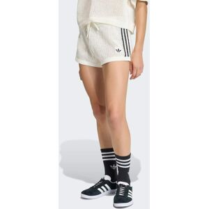 Adidas PANTALONCINI A MAGLIA ALL'UNCINETTO XL Off White Adidas PANTALONCINI A MAGLIA ALL'UNCINETTO XL Off White