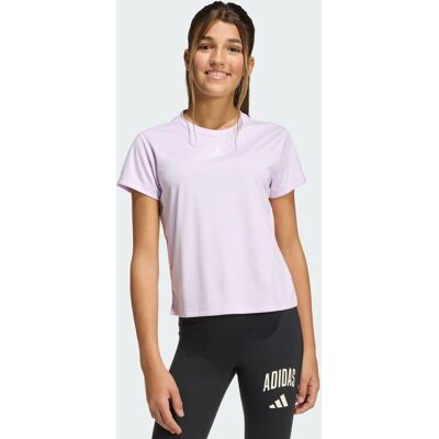 Adidas T-shirt da allenamento Train Essentials Regular Fit Logo Junior 13-14A Ice Lavender / White Adidas T-shirt da allenamento Train Essentials Regular Fit Logo Junior 13-14A Ice Lavender / White