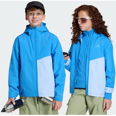 Adidas Giacca antipioggia Kids Multi 2 Layer CLIMAPROOF Terrex 7-8A Ray Blue / Glow Blue Adidas Giacca antipioggia Kids Multi 2 Layer CLIMAPROOF Terrex 7-8A Ray Blue / Glow Blue