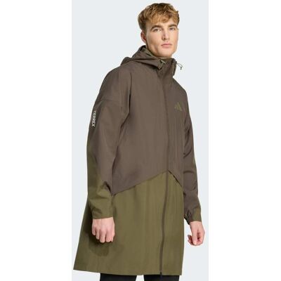 Adidas Parka antipioggia CLIMAPROOF Terrex Multi 2 strati S Shadow Olive / Olive Strata Adidas Parka antipioggia CLIMAPROOF Terrex Multi 2 strati S Shadow Olive / Olive Strata