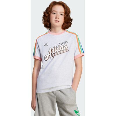 Adidas T-shirt 3-Stripes 13-14A Light Grey Heather Adidas T-shirt 3-Stripes 13-14A Light Grey Heather
