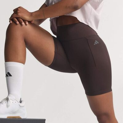 Adidas Leggings corti Optimé XS 15 CM Aurora Coffee Adidas Leggings corti Optimé XS 15 CM Aurora Coffee