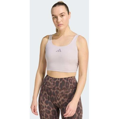 Adidas Canotta del reggiseno di supporto Power Light M Ice Purple Adidas Canotta del reggiseno di supporto Power Light M Ice Purple