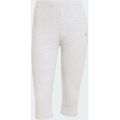 Adidas Essenziali Stagionali Leggings Capri a Coste L Light Grey Heather Adidas Essenziali Stagionali Leggings Capri a Coste L Light Grey Heather
