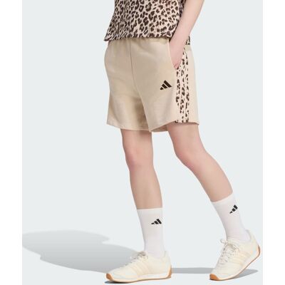 Adidas Short Seasonal Essentials 3-Stripes Animal Print S Crystal Linen / Multicolor / Crystal Linen Adidas Short Seasonal Essentials 3-Stripes Animal Print S Crystal Linen / Multicolor / Crystal Linen